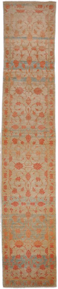 Perzisch tapijt Isfahan 433x82 433x82, Perzisch tapijt Handgeknoopte