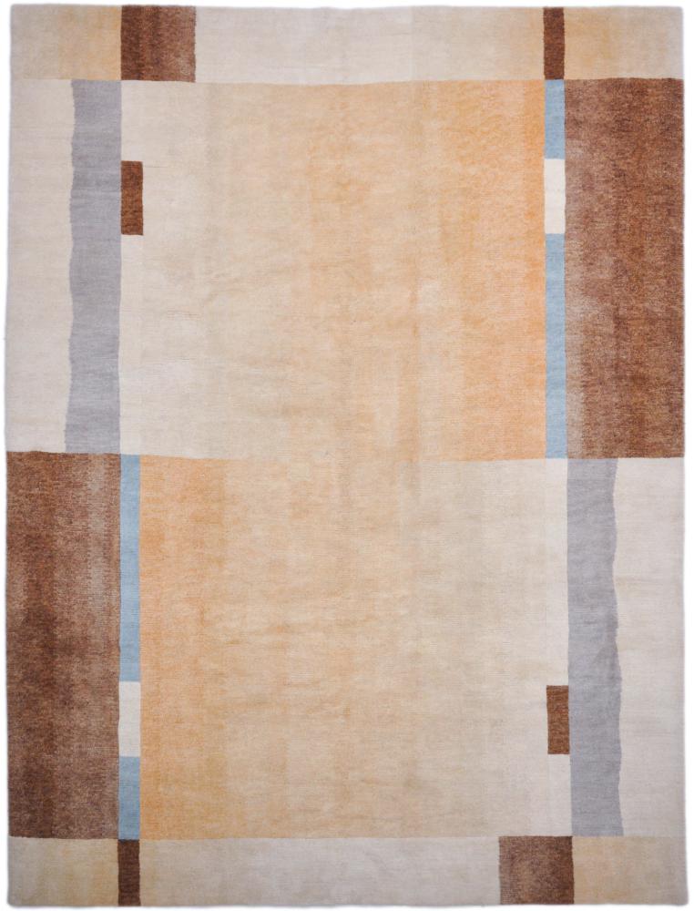 Tapis du Népal Nepal Ancien 362x273 362x273, Tapis persan Noué à la main