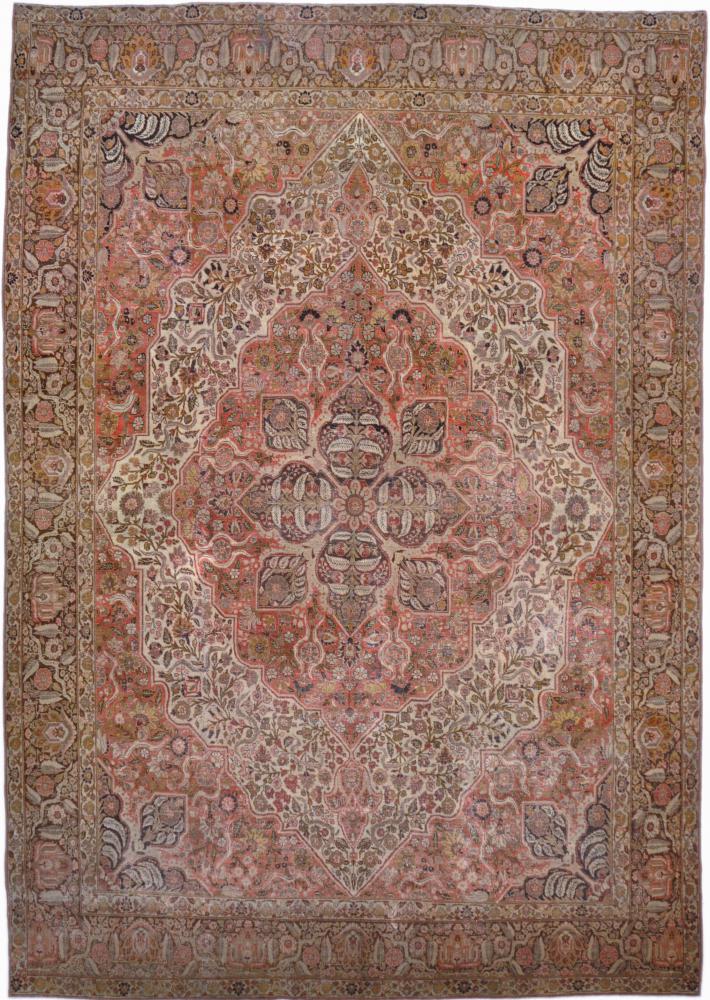 Perzsa szőnyeg Tabriz Antik 1880 13'5"x9'2" 13'5"x9'2", Perzsa szőnyeg Kézzel csomózva