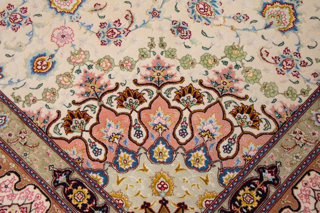 Tabriz 60Raj Ordito in Seta - 7