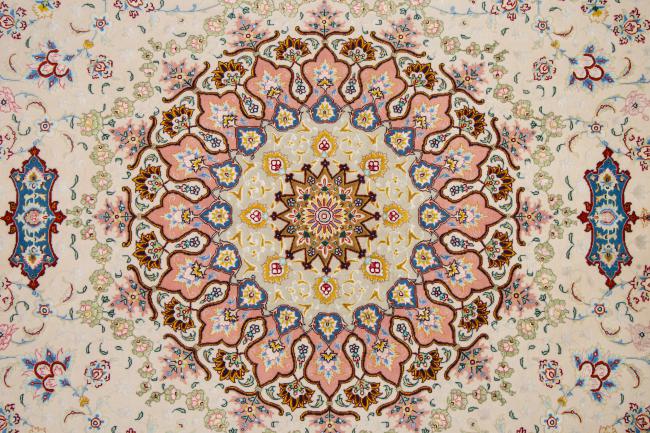 Tabriz 60Raj Ordito in Seta - 8