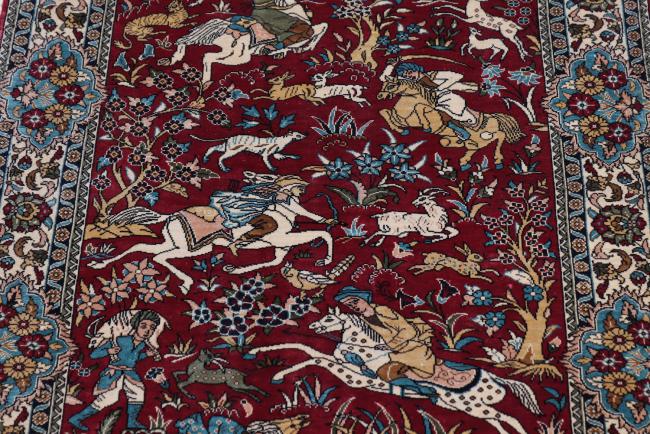 Keanu.Rシルク絨毯 persian-rug-blue-59338-