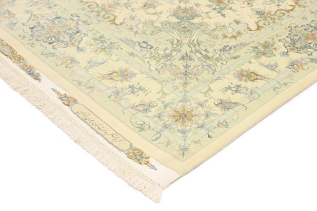 Tabriz 60Raj Signed Silk Warp - 4