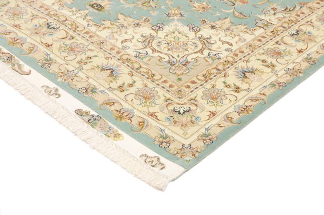 Tabriz 60Raj Signed Silk Warp - 4