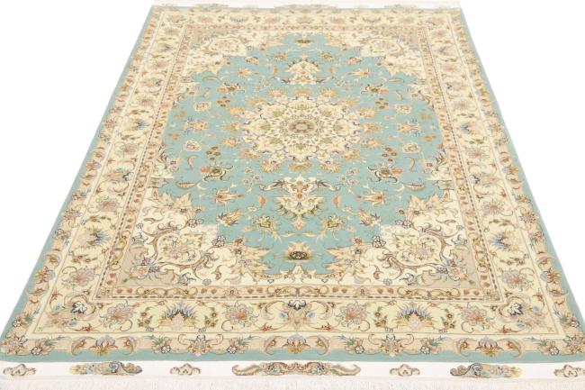 Tabriz 60Raj Signed Silk Warp - 8