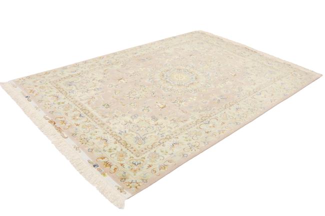Tabriz 60Raj Signed Silk Warp - 1
