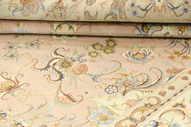 Tabriz 60Raj Signed Silk Warp - 8