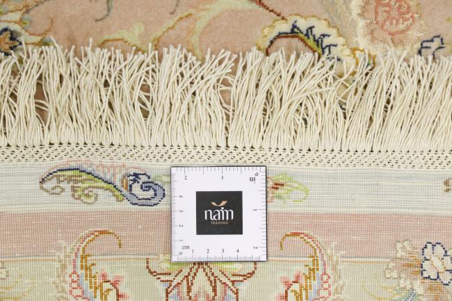 Tabriz 60Raj Signed Silk Warp - 9