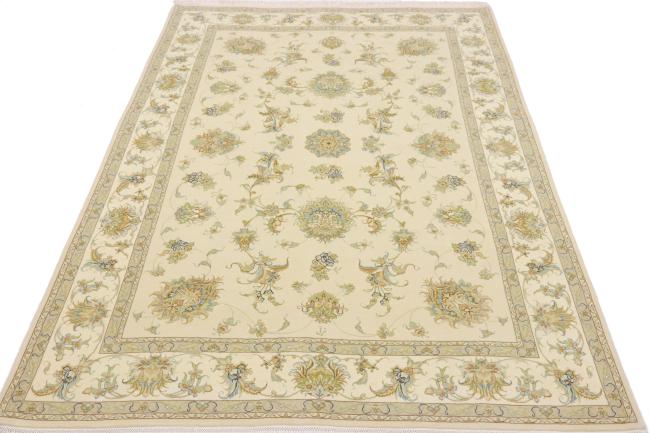 Tabriz 60Raj Signed Silk Warp - 7