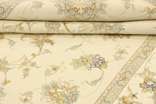 Tabriz 60Raj Signed Silk Warp - 8
