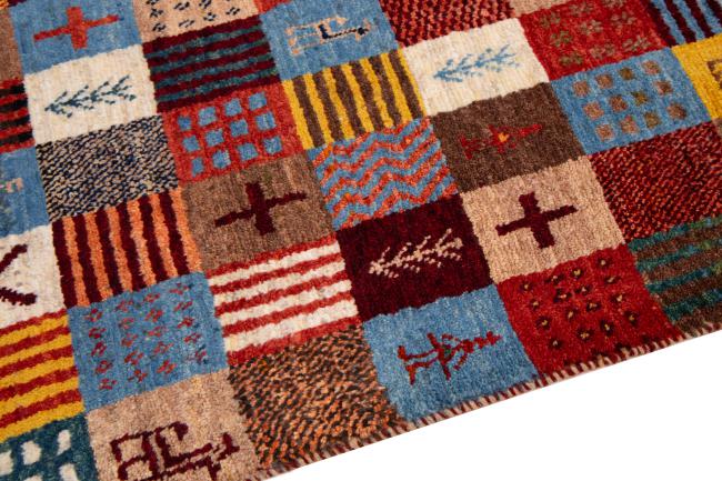 Perzisch Gabbeh Kashkuli Banafsheh - 4