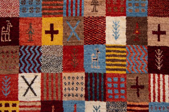 Perzisch Gabbeh Kashkuli Banafsheh - 6