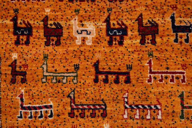 Persian Gabbeh Kashkuli Banafsheh - 6