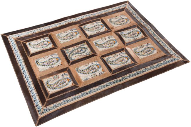 Kelim Patchwork Leder - 1