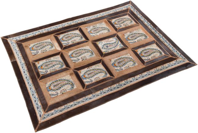 Kelim Patchwork Leder - 2