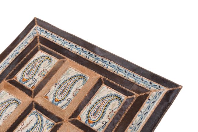 Kelim Patchwork Leder - 3