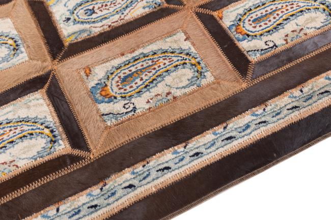 Kelim Patchwork Leder - 4