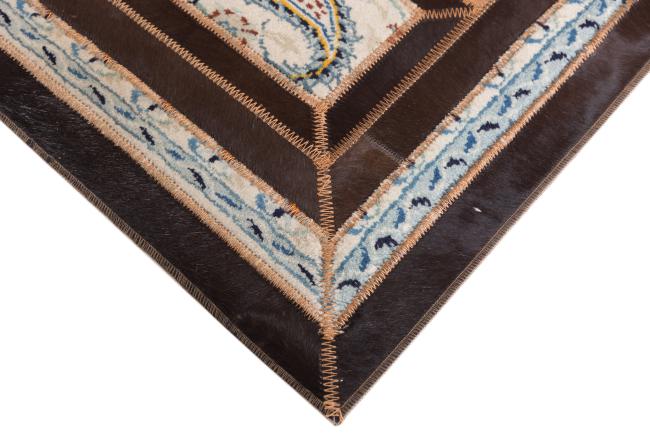 Kelim Patchwork Leder - 5