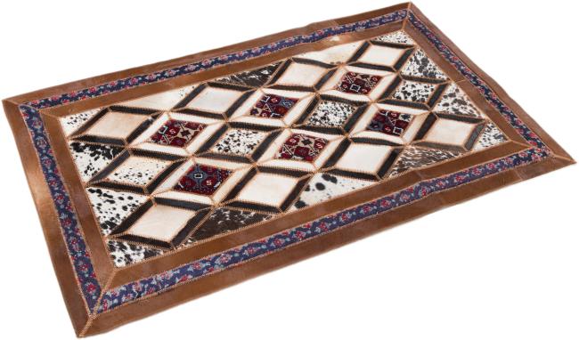 Kilim Patchwork Leder - 1