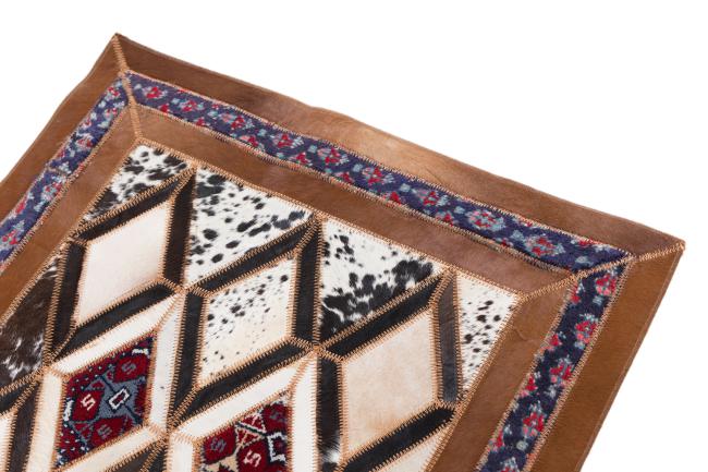 Kilim Patchwork Leder - 3