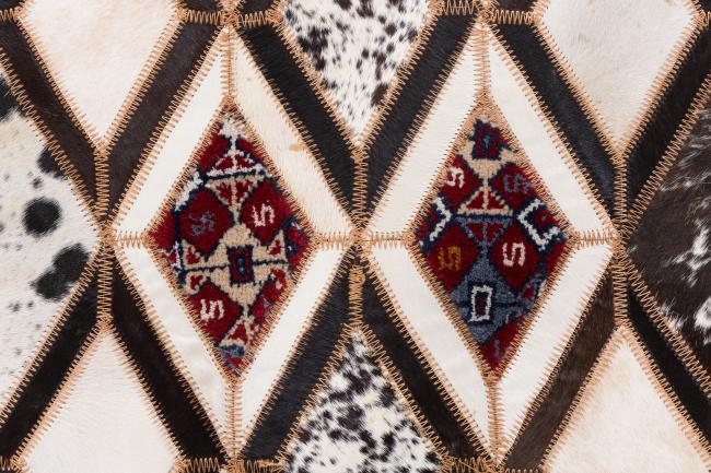 Kilim Patchwork Leder - 6