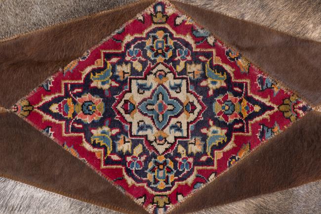 Kelim Patchwork Leder - 6