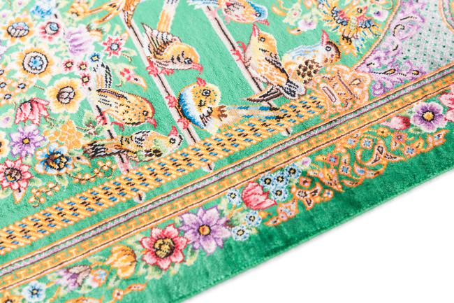 Qum Silk Signed Keyvan - 4