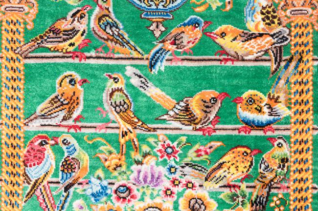 Qum Silk Signed Keyvan - 6