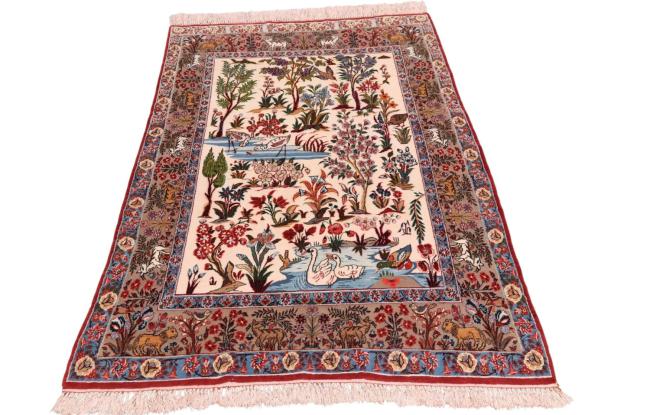 Isfahán Urdimbre de Seda - 1