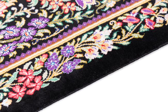 Qum Silk Signed Farsh Amir - 4