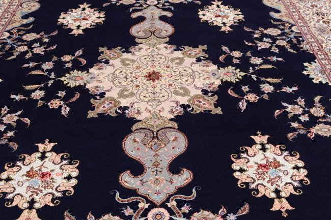 Tabriz 50Raj Chaîne de Soie - 3