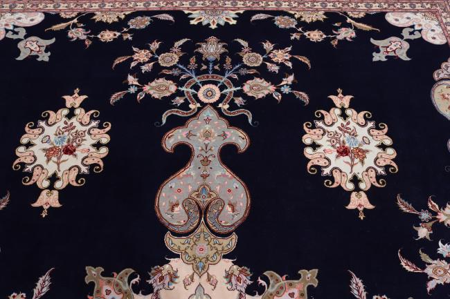 Tabriz 50Raj Chaîne de Soie - 7