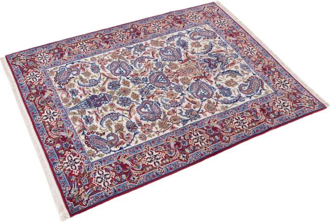 Isfahán Vieja Urdimbre de Seda - 1