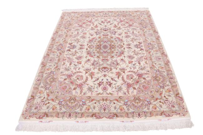 Tabriz 60Raj Ordito in Seta - 1