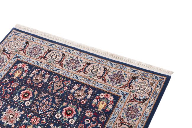 Isfahán Firmado Urdimbre de Seda - 3