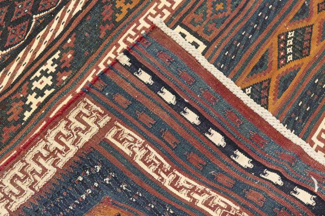 Kilim Fars Azerbaijan Antigo - 4