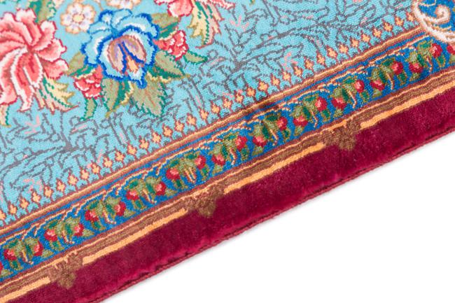 Qum Silk Signed Farsh Amir - 4