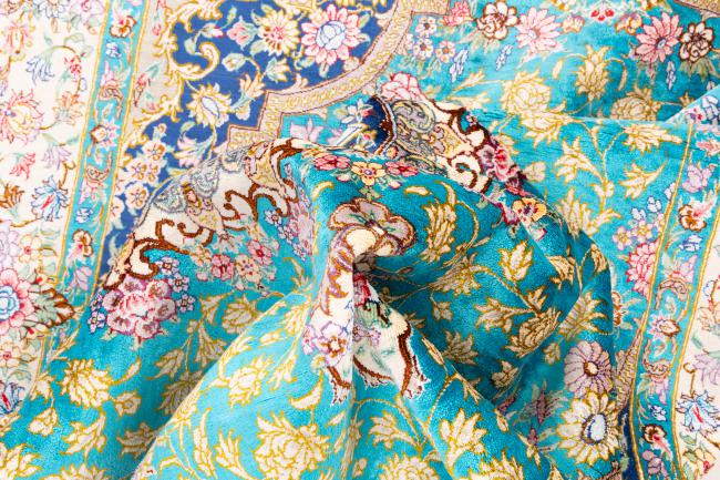 Ghom Seide Signiert Shirazi - 10