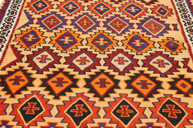 Kilim Fars Azerbaijan Antigo - 3