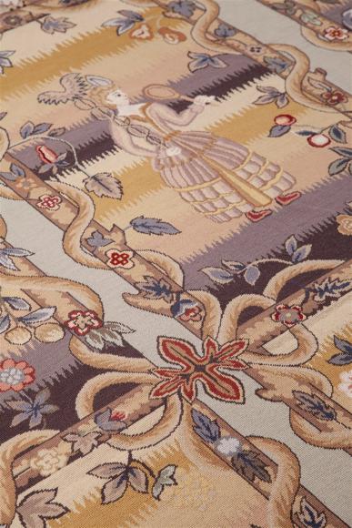 Kiina Gobelin Verdure Antiikki - 1