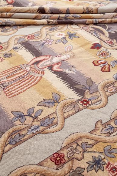 Kiina Gobelin Verdure Antiikki - 6