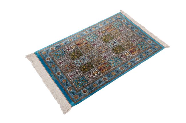 Qum Silk Signed Farsh Amir - 1