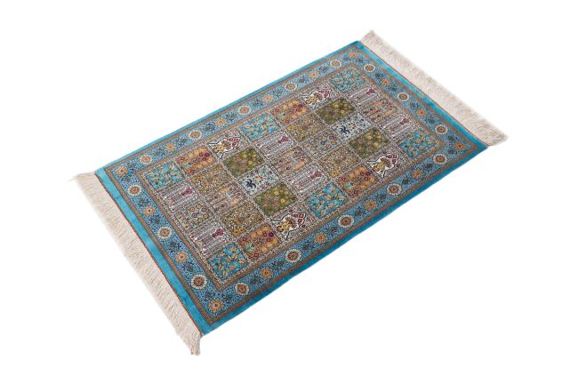 Qum Silk Signed Farsh Amir - 2
