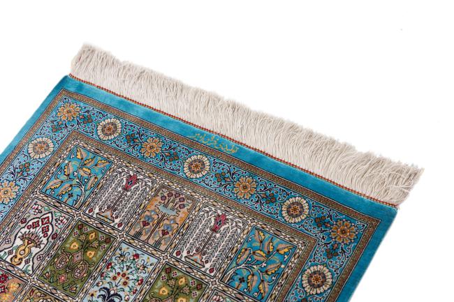 Qum Silk Signed Farsh Amir - 3