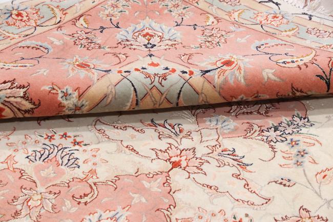 Tabriz 50Raj Chaîne de Soie - 12