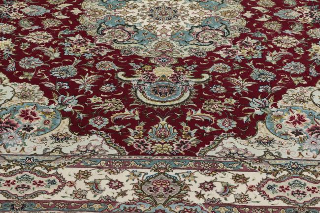 Tabriz 60Raj Ordito in Seta - 1