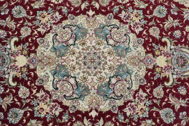 Tabriz 60Raj Ordito in Seta - 5