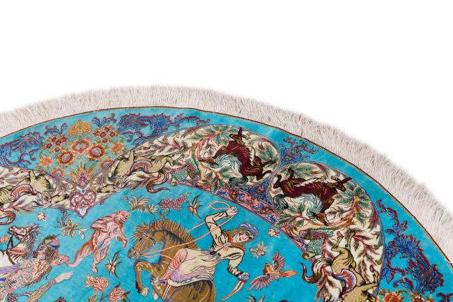 Qum Silk Signed Rezaei - 3