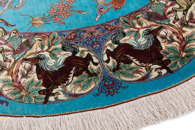 Qum Silk Signed Rezaei - 4