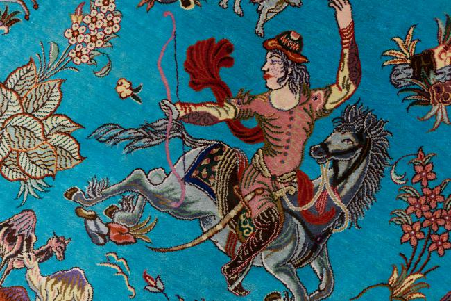 Qum Silk Signed Rezaei - 5